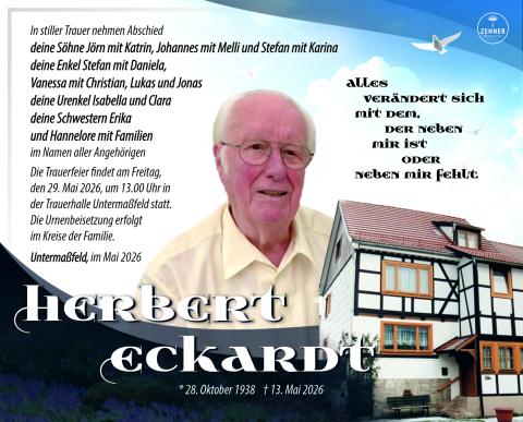Traueranzeige Herbert Eckardt