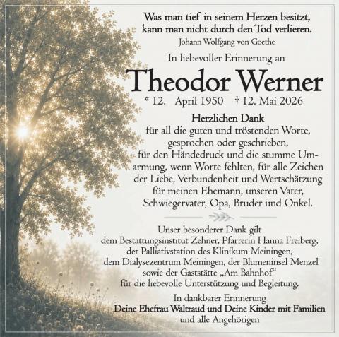 Danksagung_Theodor Werner