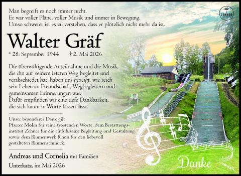 Danksagung_Walter Gräf