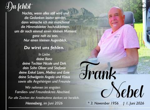 Traueranzeige_Frank Nebel