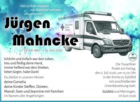 Traueranzeige_Jürgen Mahncke