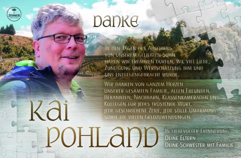 Danksagung Kai Pohland